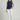Sleeveless Button-Front Top For Women - Blue - MEME