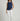 Sleeveless Button-Front Top For Women - Blue - MEME