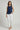 Sleeveless Button-Front Top For Women - Blue - MEME