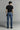 Straight Fit Jeans For Men - Mid Blue - MEME