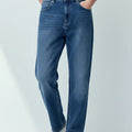 Straight Fit Jeans For Men - Dark Blue - MEME