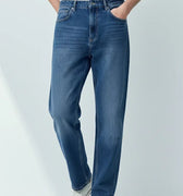 Straight Fit Jeans For Men - Dark Blue - MEME