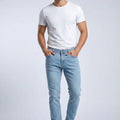 Slim Fit Jeans For Men - Light Blue - MEME
