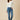Slim Fit Jeans for Women - Mid Blue - MEME