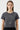 Graphic Tee For Women - Grey - MEME