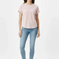 Ruched Hem T-Shirt for Girls - light Pink - MEME