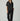 Star Print Pajama Set For Women - Black - MEME