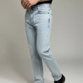 Straight Fit Jeans For Men - Light Blue - MEME