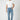 Straight Fit Jeans For Men - Mid Blue - MEME