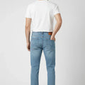 Straight Fit Jeans For Men - Mid Blue - MEME