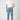 Straight Fit Jeans For Men - Mid Blue - MEME