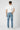 Straight Fit Jeans For Men - Mid Blue - MEME