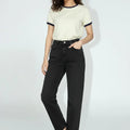 Straight Jeans for Women - Black - MEME