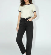 Straight Jeans for Women - Black - MEME