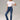 Straight Fit Jeans For Women - Mid Blue - MEME