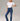 Straight Fit Jeans For Women - Mid Blue - MEME