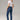 Straight Fit Jeans For Women - Mid Blue - MEME