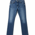 Straight Fit Jeans For Women - Mid Blue - MEME