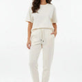 Relaxed Fit Jogger Pants for Women - Off White - MEME