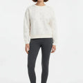 Stretch Fit Legging trouser for Women - NAVY MELANGE - MEME