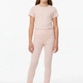 Basic Stretch Leggings for Girls - ROSE - MEME