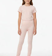 Basic Stretch Leggings for Girls - ROSE - MEME