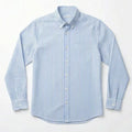 Striped Button-Down Shirt for Men - Light Blue - MEME