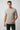 Striped Crew Neck T-Shirt For Men - Grey - MEME