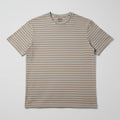 Striped Crew Neck T-Shirt For Men - Grey - MEME
