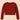 Striped Crop T-Shirt Long Sleeves For Women - Maroon - MEME