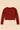 Striped Crop T-Shirt Long Sleeves For Women - Maroon - MEME
