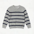 Striped Knit Sweater for Boys - Ecru - MEME
