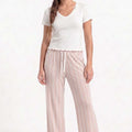  STRIPED PJ SET FOR WOMEN   MEME