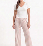  STRIPED PJ SET FOR WOMEN   MEME