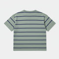 Striped T-Shirt for Boys - Sage Green - MEME