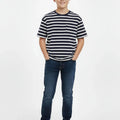 Striped T-Shirt for Boys - White - MEME