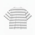 Striped T-Shirt for Boys - White & Black - MEME
