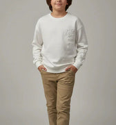 Sweatshirt for Boys - Off White - MEME