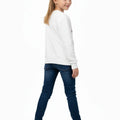 Sweatshirt For Girls - Ecru - MEME