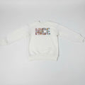 Sweatshirt For Girls - Ecru - MEME