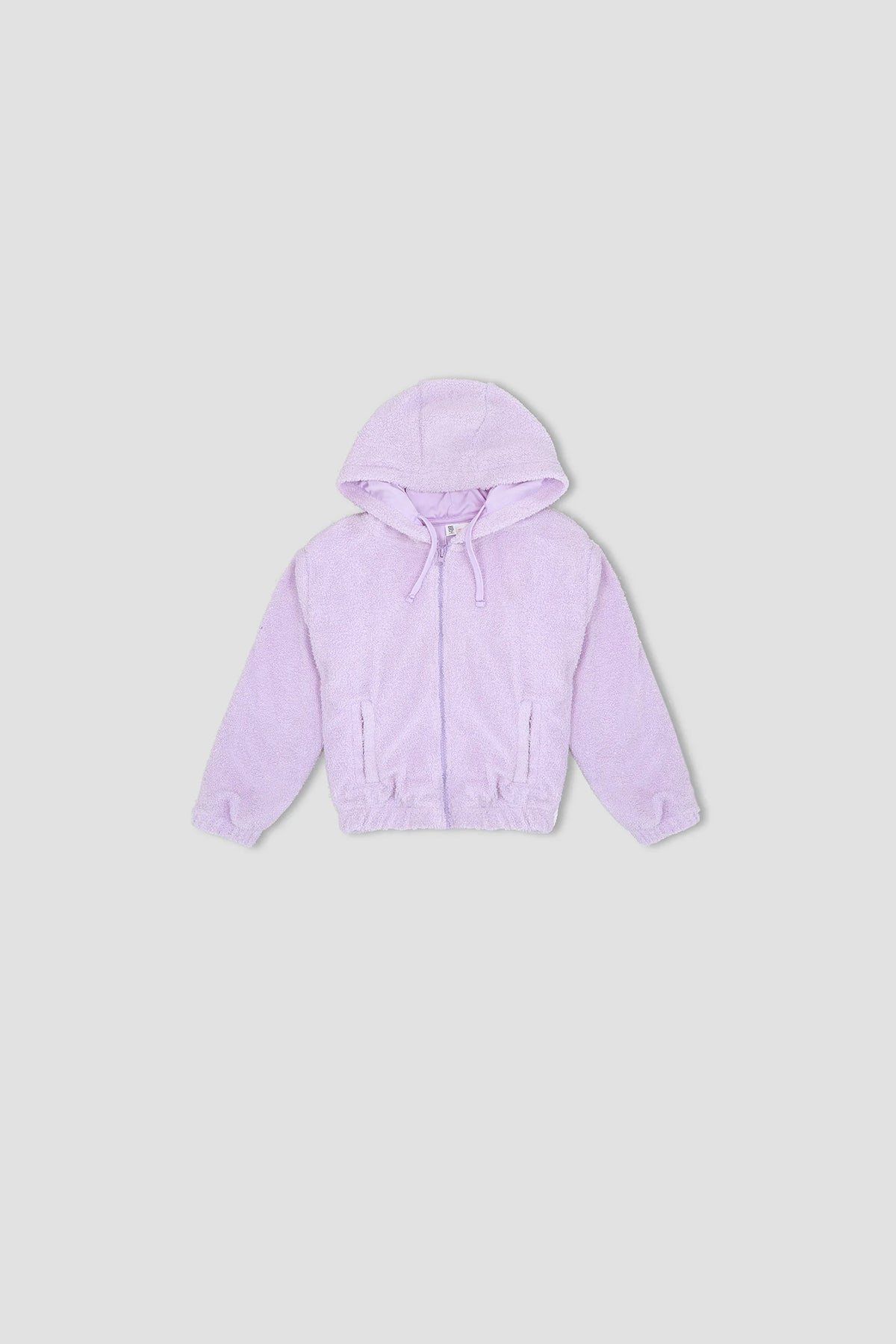 Sherpa Hoodie For Girl - Lilac