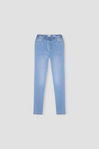Skinny Fit Jeans For Women - Light Blue - MEME