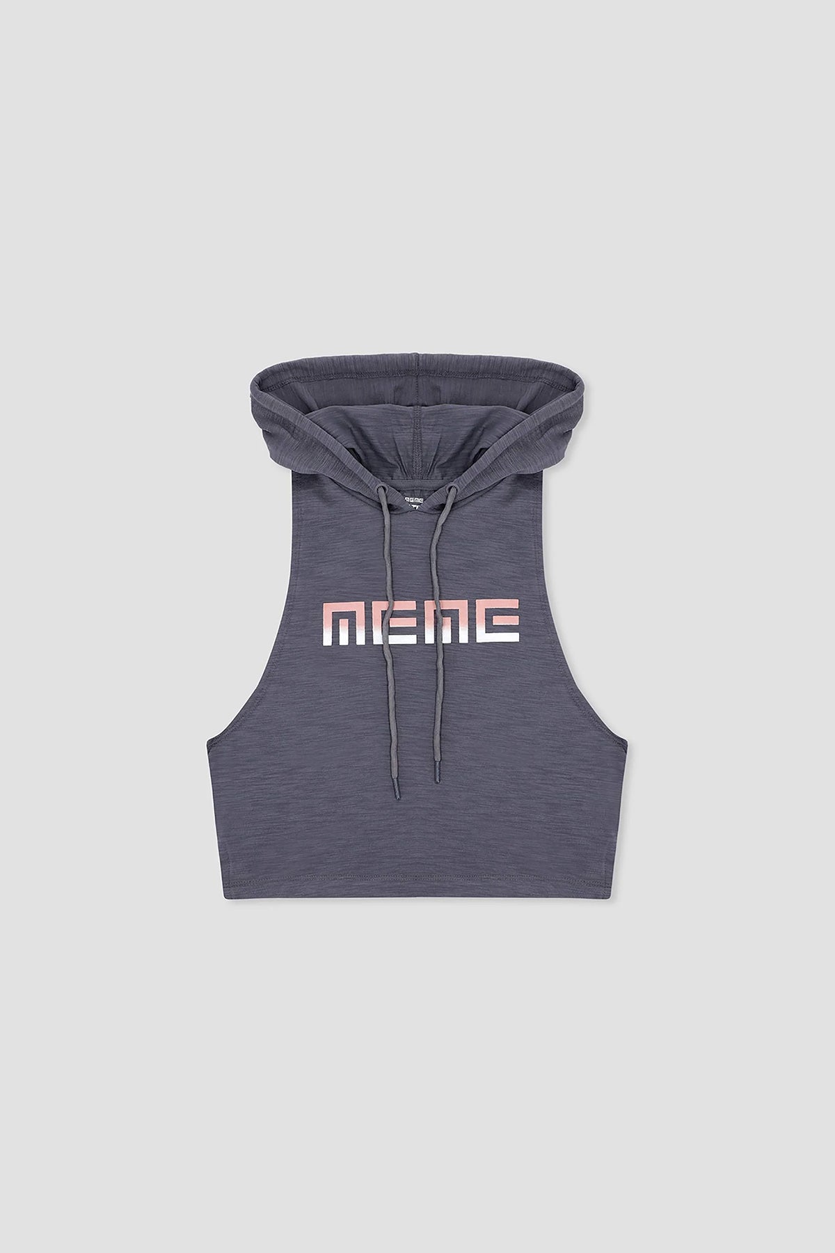 Sleeveless Hoodie For Women - Dark Grey