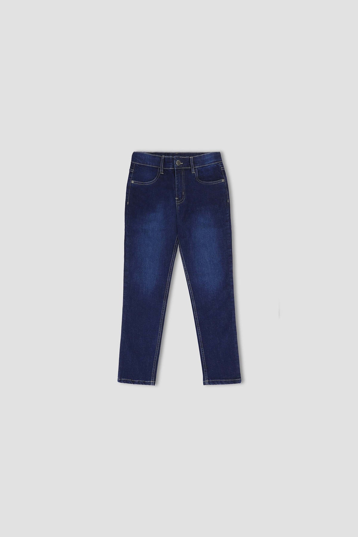 Slim Fit Denim Jeans For Boy - Mid Blue