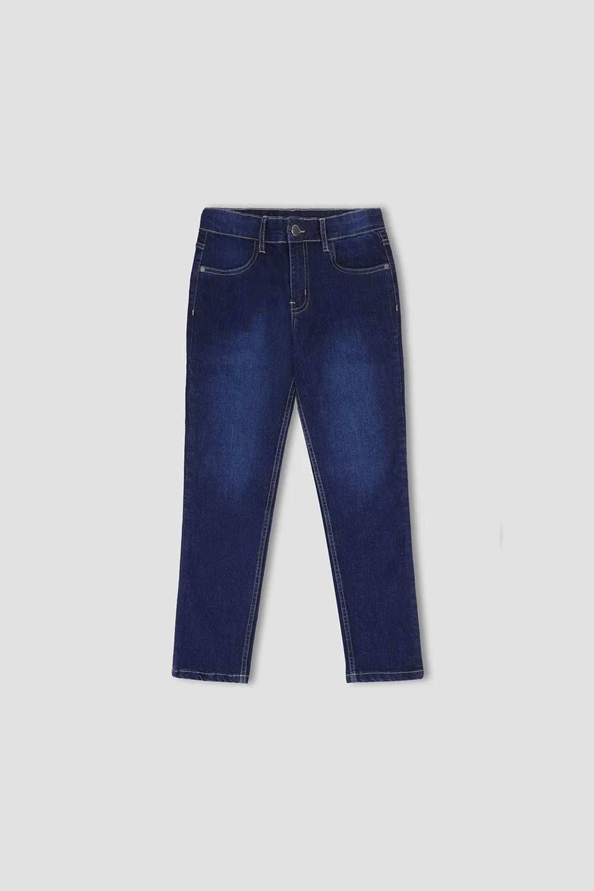 Slim Fit Denim Jeans For Boy - Mid Blue