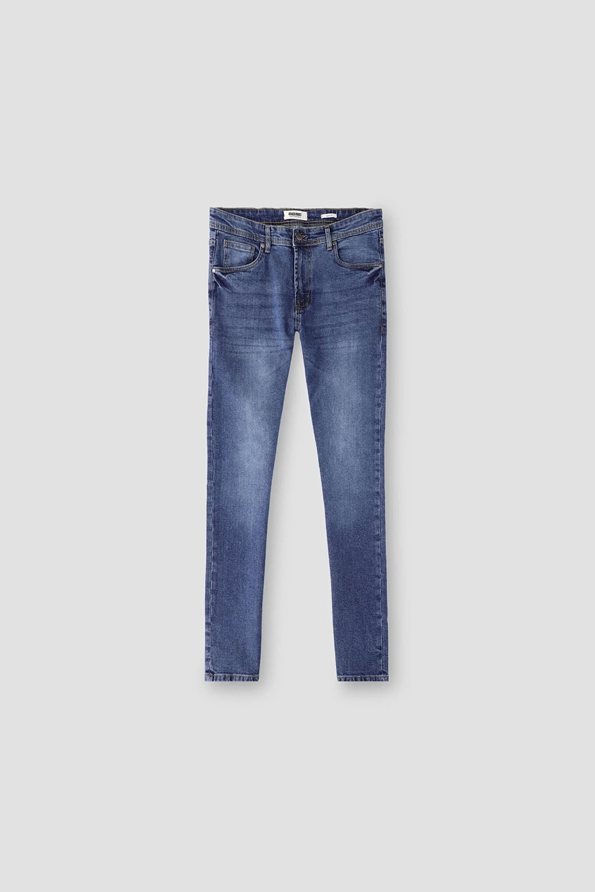 Slim Fit Jeans For Men - Mid Blue