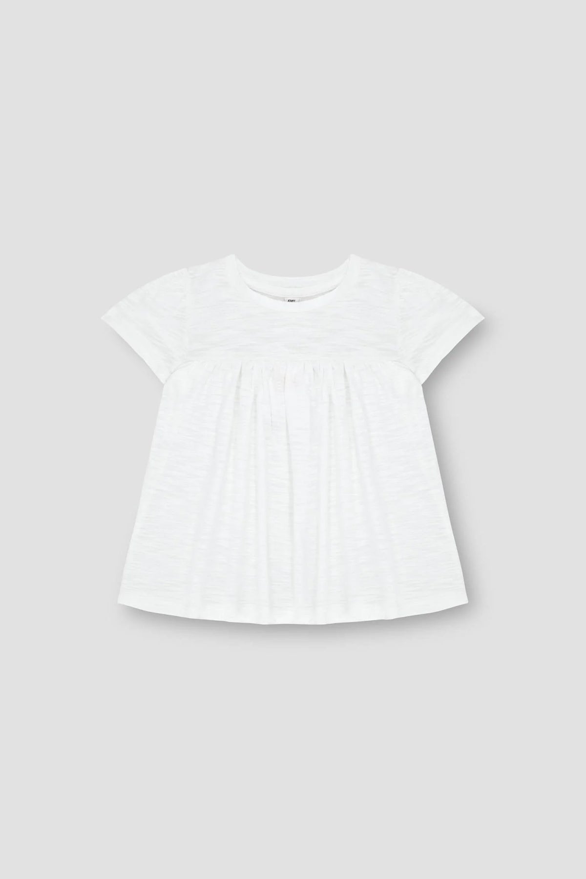 Solid Blouse For Baby Girl - White