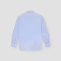 Solid Button Down Shirt For Men - Blue - MEME