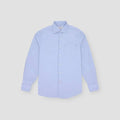 Solid Button Down Shirt For Men - Blue - MEME