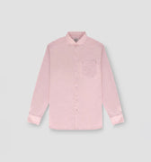 Solid Button Down Shirt For Men - Pink